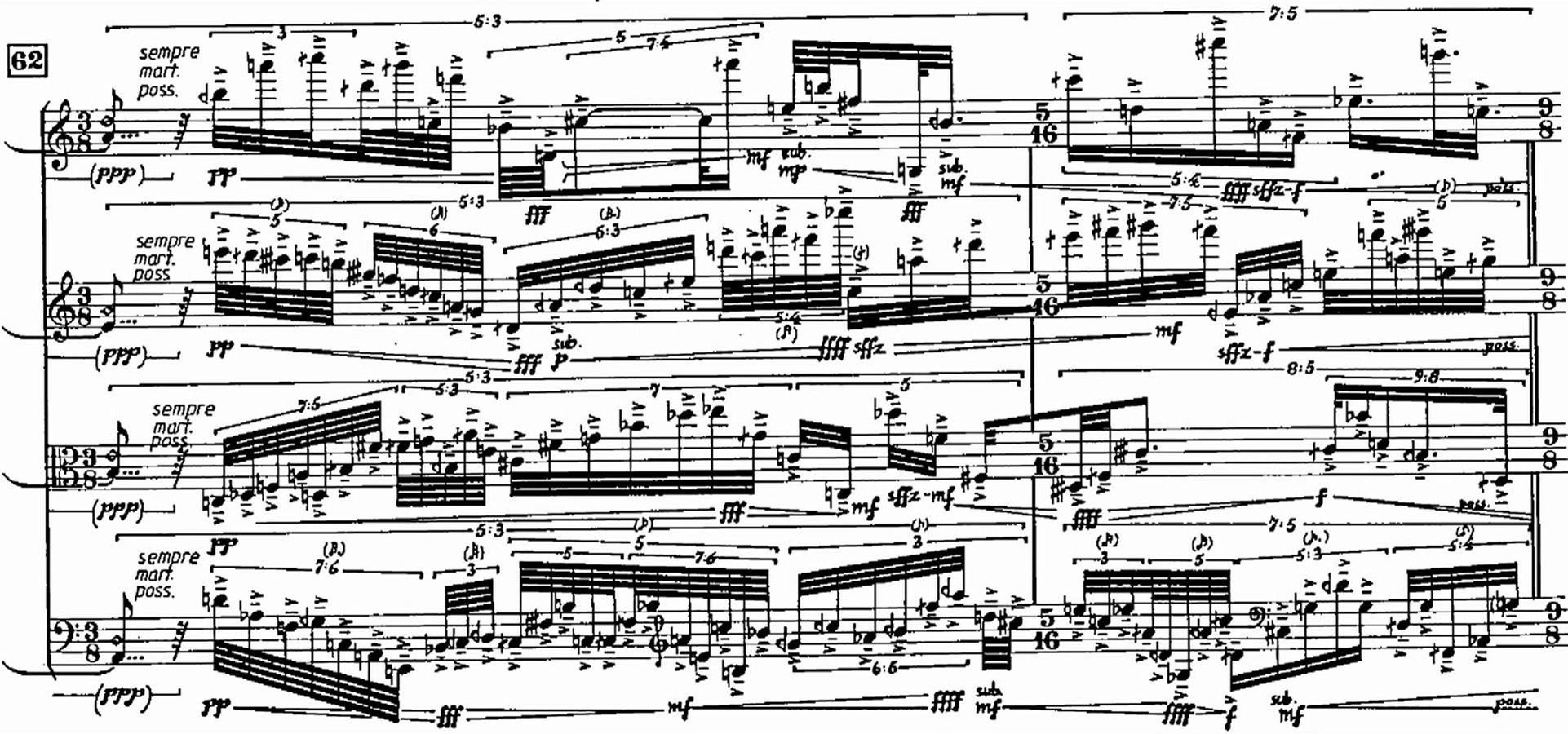 Ferneyhough Notation