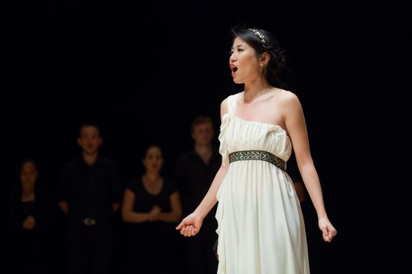 Lauren Han sings the role of Belinda in "Dido and Aeneas" 2016, Winifred Smith Hall Lauren Han sings the role of Belinda in "Dido and Aeneas" 2016, Winifred Smith Hall