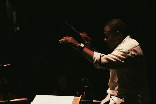 Maestro Stephen Tucker rehearsing the UCI Symphony, 2018 Maestro Stephen Tucker rehearsing the UCI Symphony, 2018