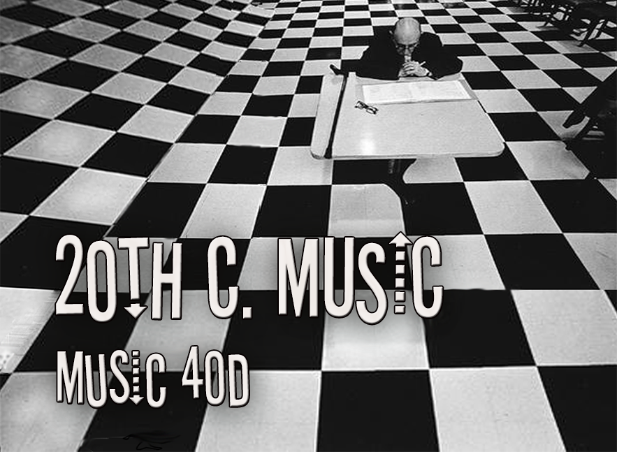 Igor Stravinsky reading a score