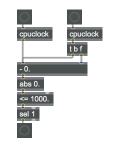 Detect multiple bangs within set duration