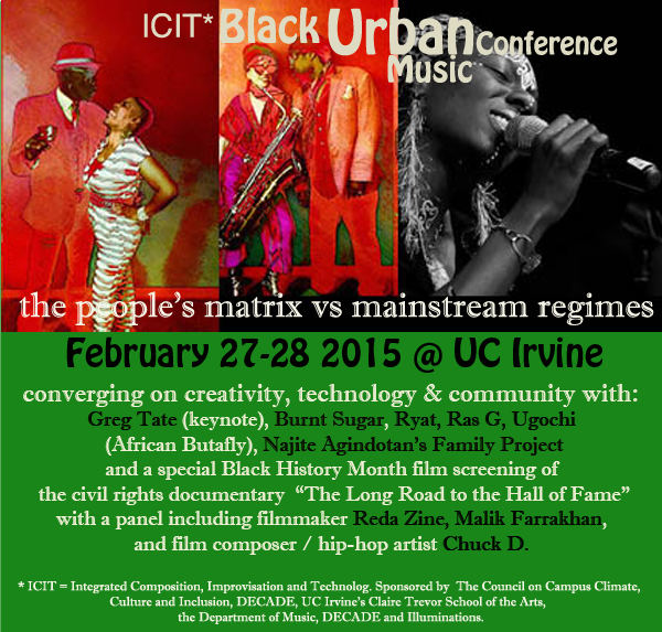 Black Urban Music Conference Flyer 7 1-15
