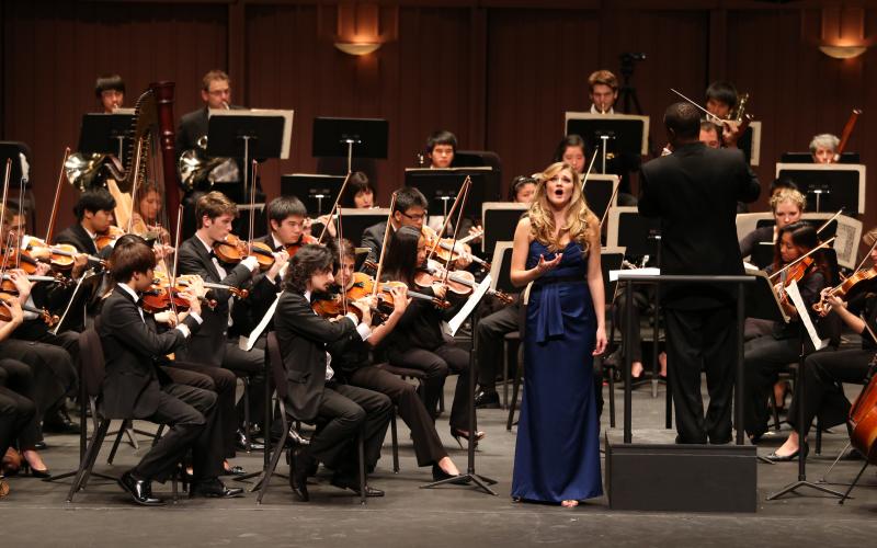 UCI Symphony Orchestra performing at the Irvine Barclay Theatre. (Photo: Daniel Anderson)